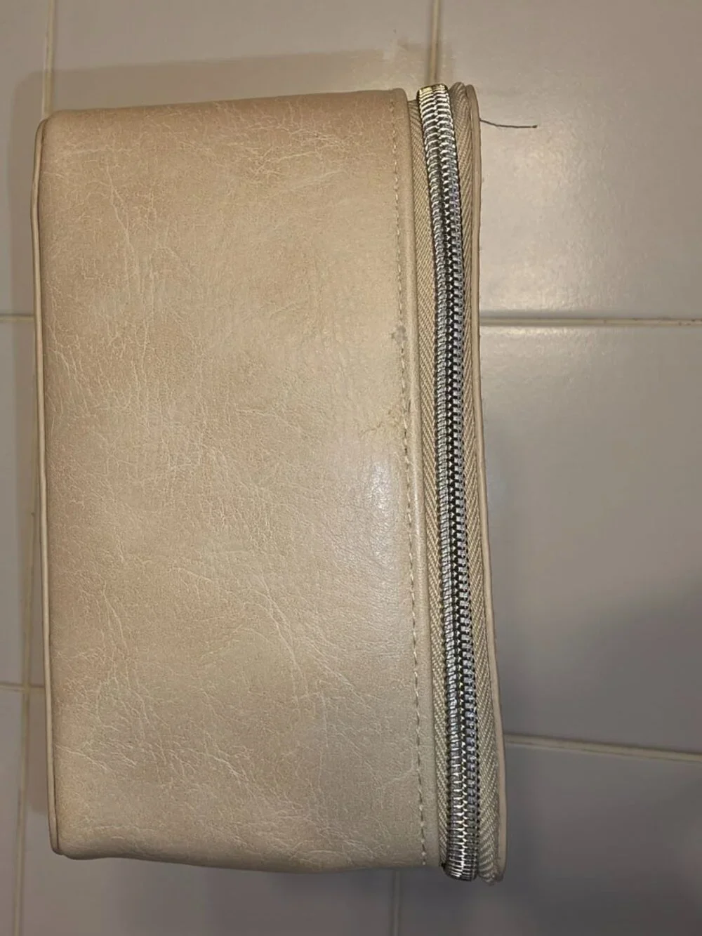 BEIS Beige Makeup Travel Toiletry Bag